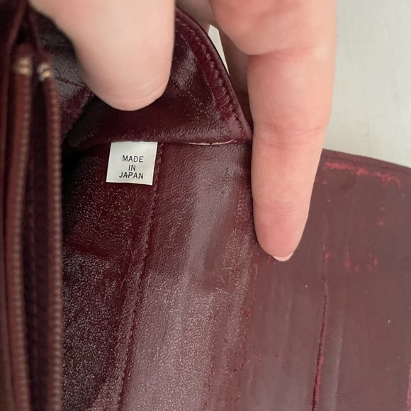 Christian Dior Vintage Red Leather Clutch With Gold Tone Hardware - Picture 5 of 10